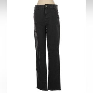 NWT Old Navy High Rise Vintage Slim Smoothing Pockets Black Wash Jeans Size 6 T